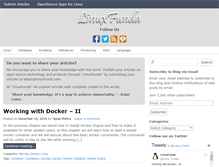 Tablet Screenshot of linuxfunda.com